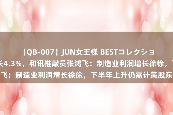 【QB-007】JUN女王様 BESTコレクション 工业企业利润同比增长4.3%，和讯推敲员张鸿飞：制造业利润增长徐徐，下半年上升仍需计策股东